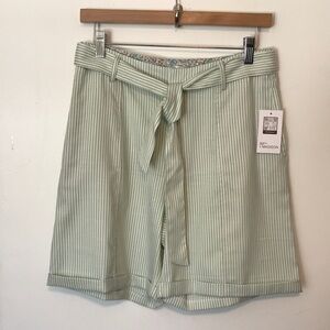 NEW 89th‎ & Madison Green Striped Shorts